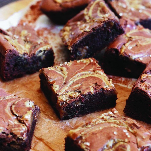 Maple Peanut Butter Fudge Brownies