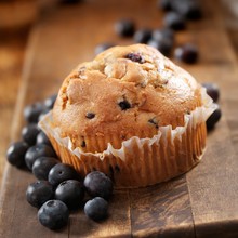 Muffins aux bleuets sans sucre