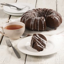 Chocolate and Maple Bundt Cake with Maple Glaze