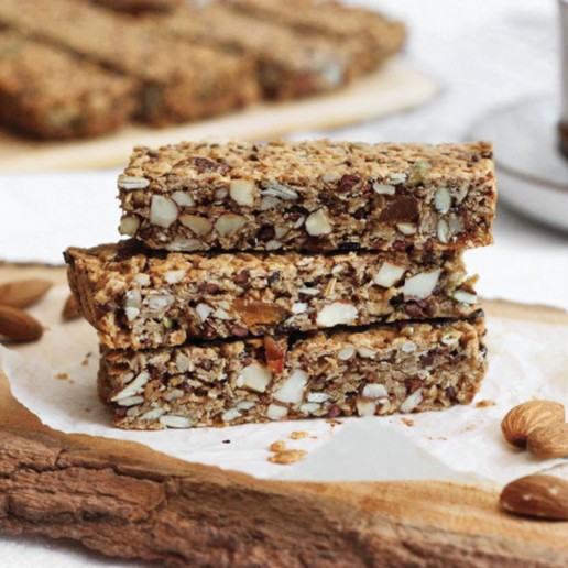 Maple Almond Muesli Bars (gluten-free)
