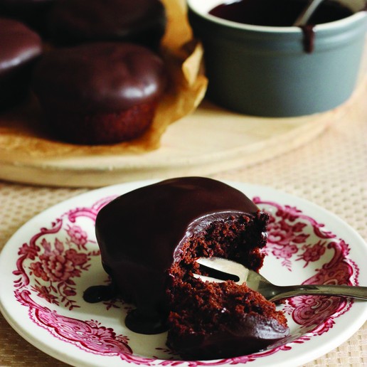 Moist Maple Almond Chocolate Banana Cakes