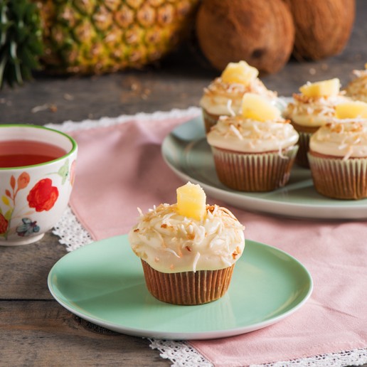 Pineapple Coconut Cupcakes